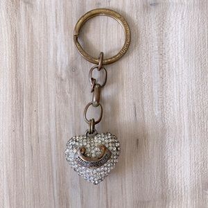 ❤️ Juicy Couture Gold Keychain Bag Charm